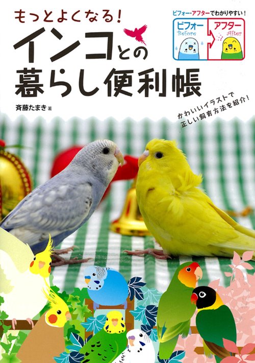 もっとよくなる!インコとの暮らし便利帳 ビフォー・アフターでわかりやすい!