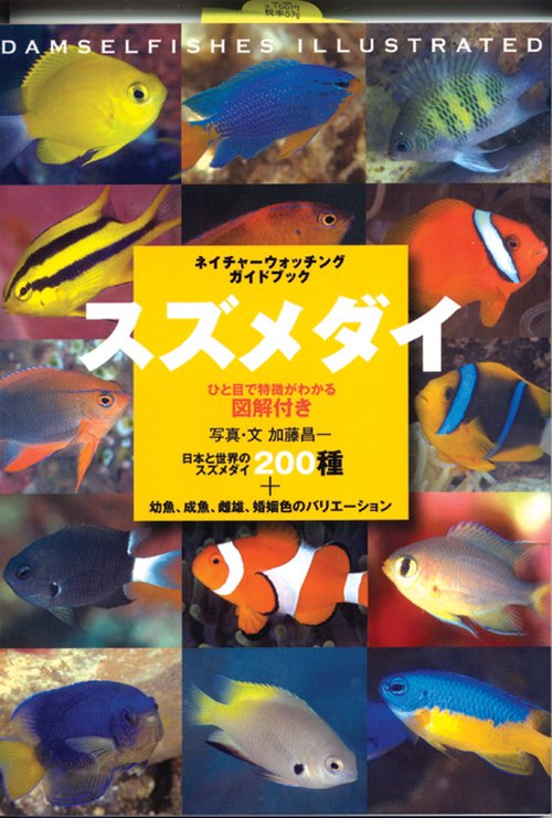 スズメダイ ひと目で特徴がわかる図解付き スズメダイ200種+幼魚、成魚、雌雄、婚姻色のバリエーション