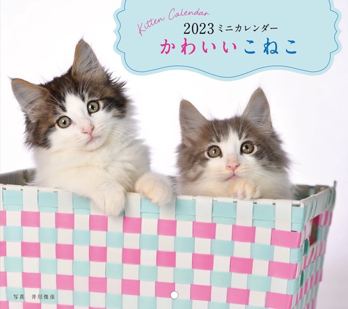 2023年カレンダー かわいいこねこ