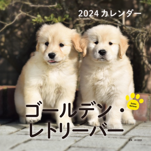 2024年カレンダー ゴールデン・レトリーバー