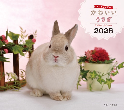 2025年カレンダー かわいいうさぎ