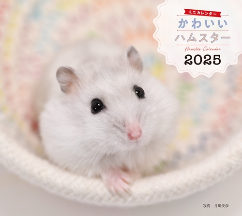 2025年カレンダー かわいいハムスター