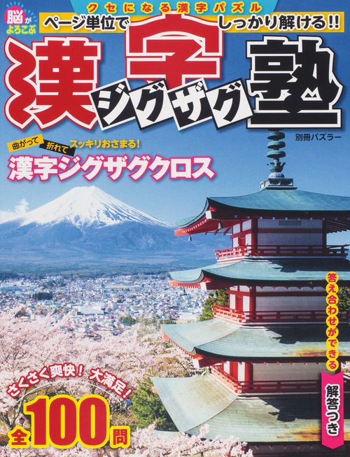 漢字ジグザグ塾 さくさく爽快漢字ジグザグクロスが全100問