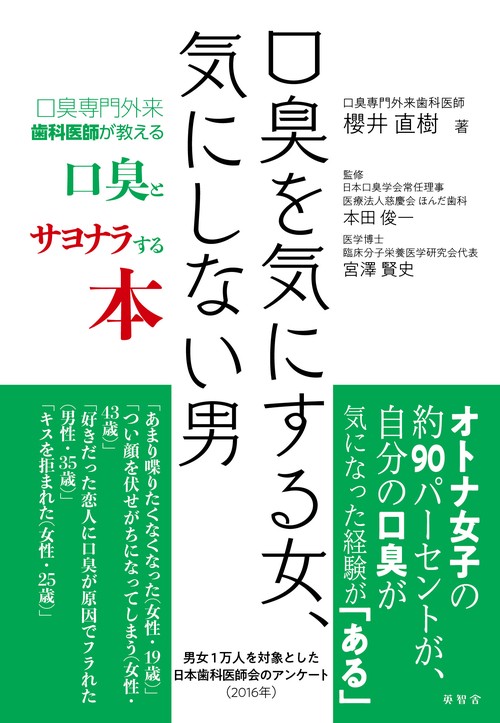 口臭を気にする女、気にしない男