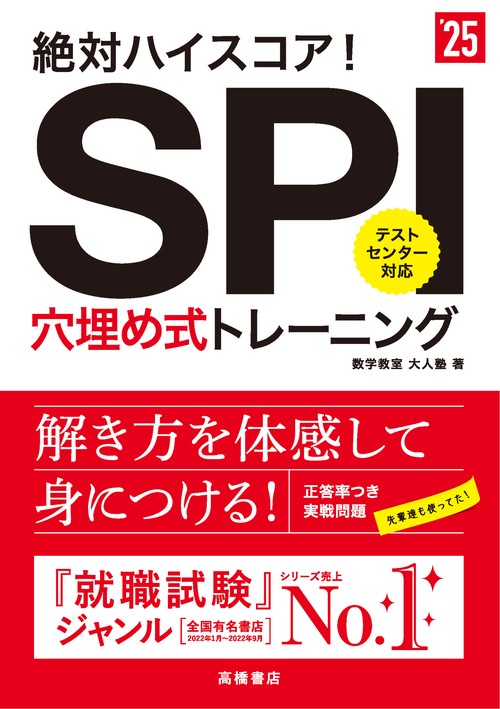 ２０２５年度版　絶対ハイスコア！　ＳＰＩ穴埋め式トレーニング