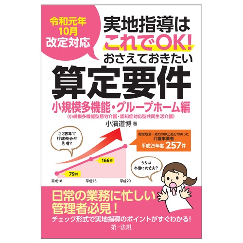 令和元年１０月改定対応実地指導はこれでＯＫ！おさえておきたい算定要件【小規模多機能・グループホーム編】