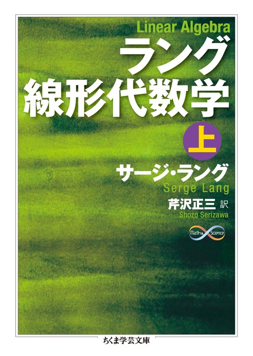 ラング線形代数学 上
