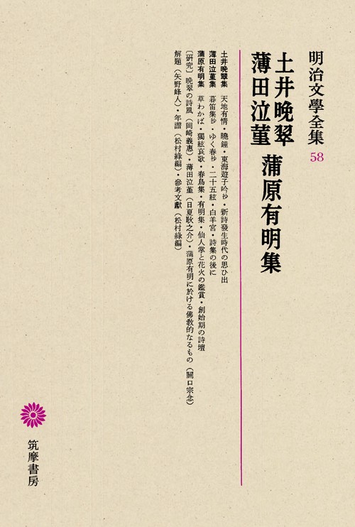 明治文学全集 58