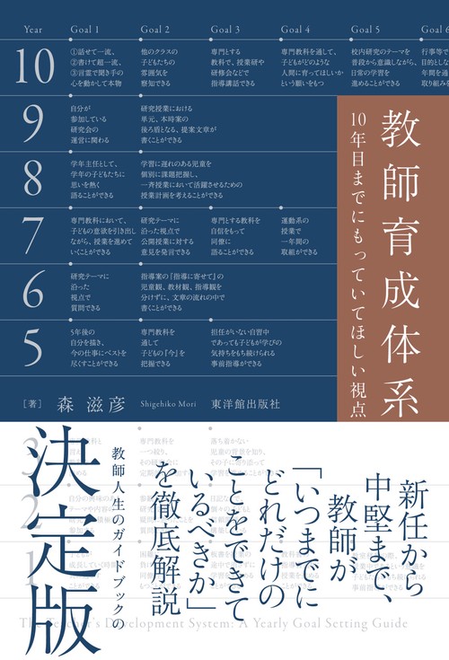 教師育成体系　ー10年目までにもっていてほしい視点ー