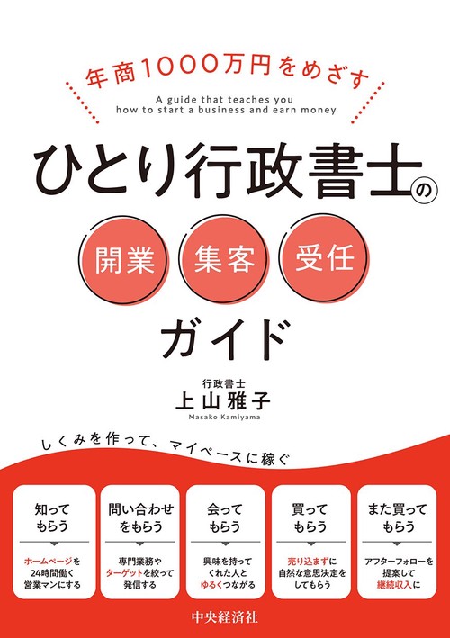 年商１０００万円をめざすひとり行政書士の開業・集客・受任ガイド