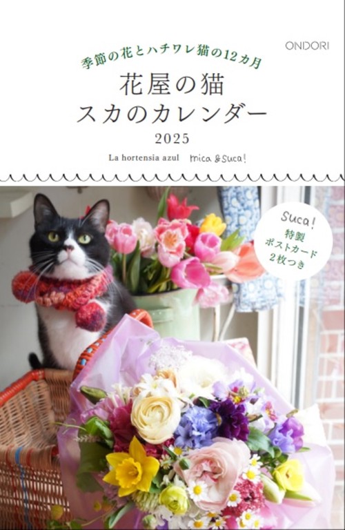 花屋の猫　スカのカレンダー2025