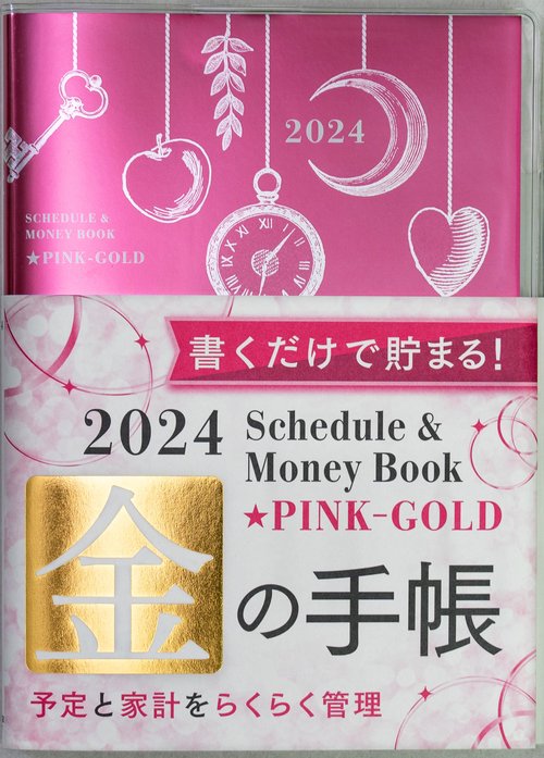 2024 Schedule & Money Book Pink-Gold