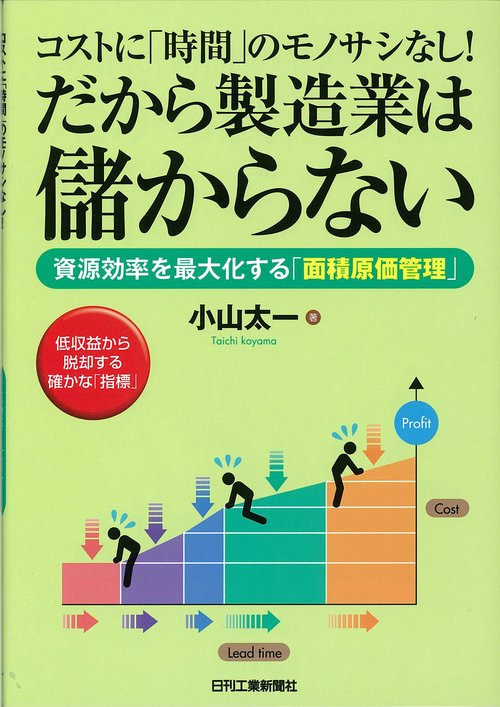 コストに「時間」のモノサシなし!だから製造業は儲からない 資源効率を最大化する「面積原価管理」 低収益から脱却する確かな「指標」