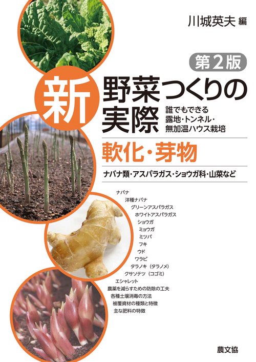 軟化・芽物　ナバナ類・アスパラガス・ショウガ科・山菜など