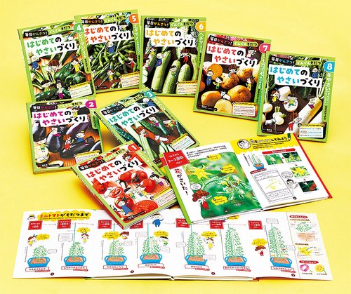 毎日かんさつ！　ぐんぐんそだつ　はじめてのやさいづくり（全８巻）