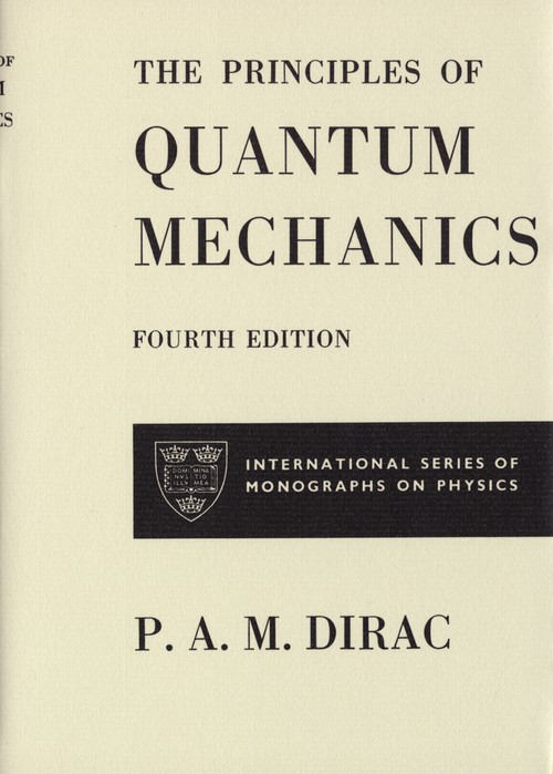 The principles of quantum mechanics