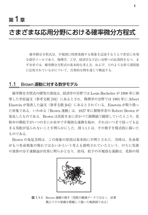 確率微分方程式とその応用