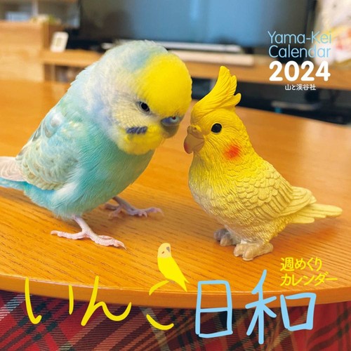 '24 週めくりカレンダー いんこ日和