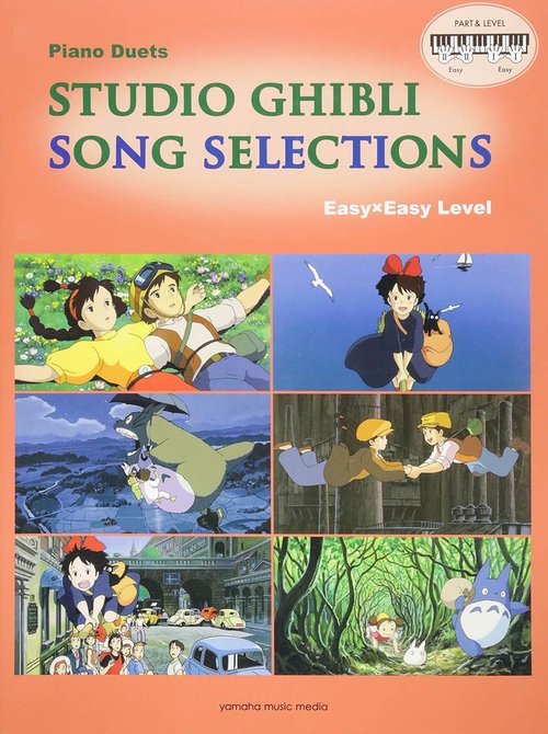 Studio Ghibli Song Selections For Duet [Easy & Easy] 1 piano 4 hands
