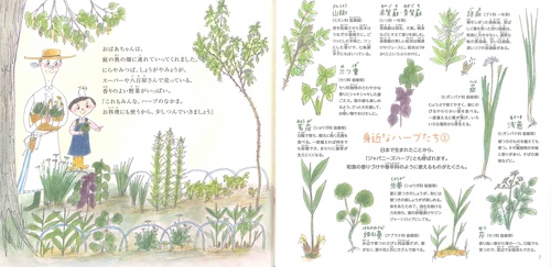 ハーブをたのしむ絵本