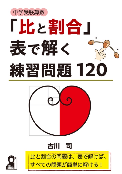 中学受験算数「比と割合」表で解く練習問題１２０
