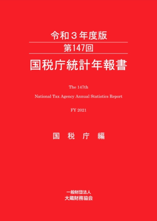 第147回 国税庁統計年報書　令和3年度版