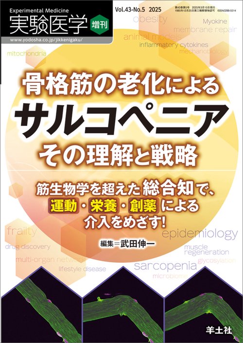 骨格筋の老化によるサルコペニア　その理解と戦略