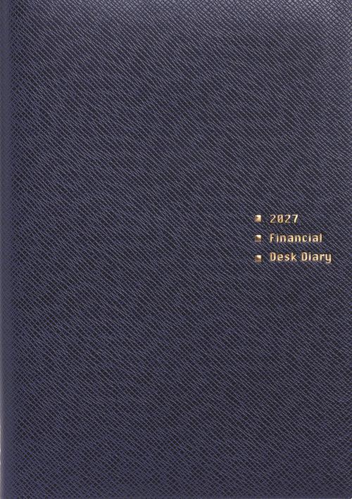 ファイナンシャルデスクダイアリー 2027年版  (ネイビー）