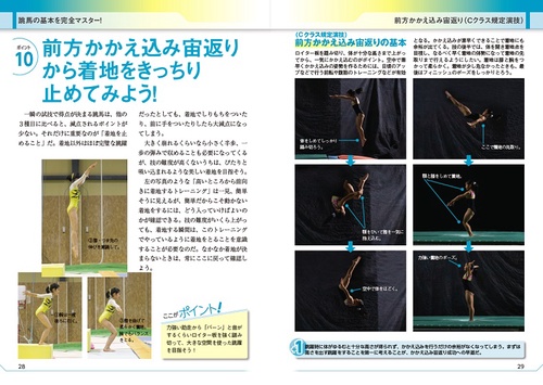 正確性と美しさを磨く!女子体操競技上達のポイント50