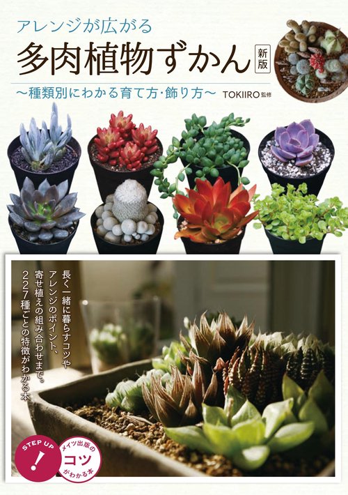 アレンジが広がる多肉植物ずかん 種類別にわかる育て方・飾り方