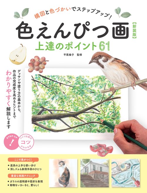 色えんぴつ画 上達のポイント61 新装版 構図と色づかいでステップアップ!