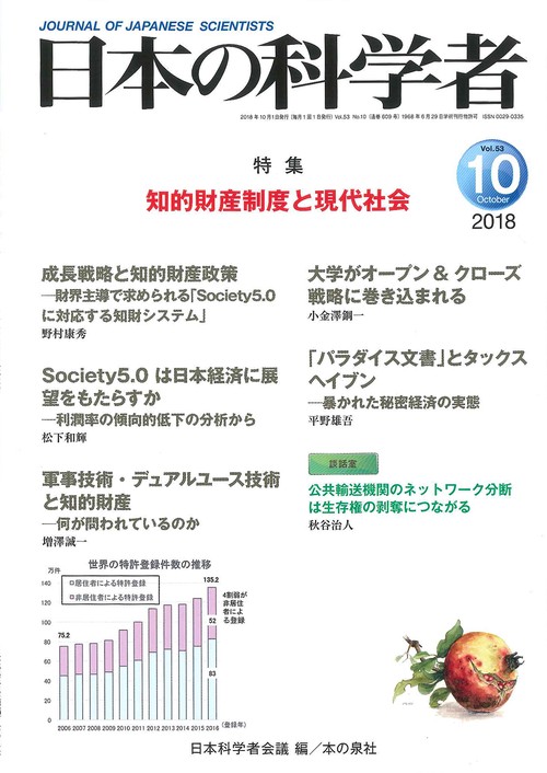日本の科学者 Vol.53No.10(2018-10)