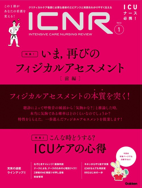 ＩＣＮＲ　Ｖｏｌ．６　Ｎｏ．１（Ｉｎｔｅｎｓｉｖｅ　Ｃａｒｅ　Ｎｕｒｓｉｎｇ　Ｒｅｖｉｅｗ）