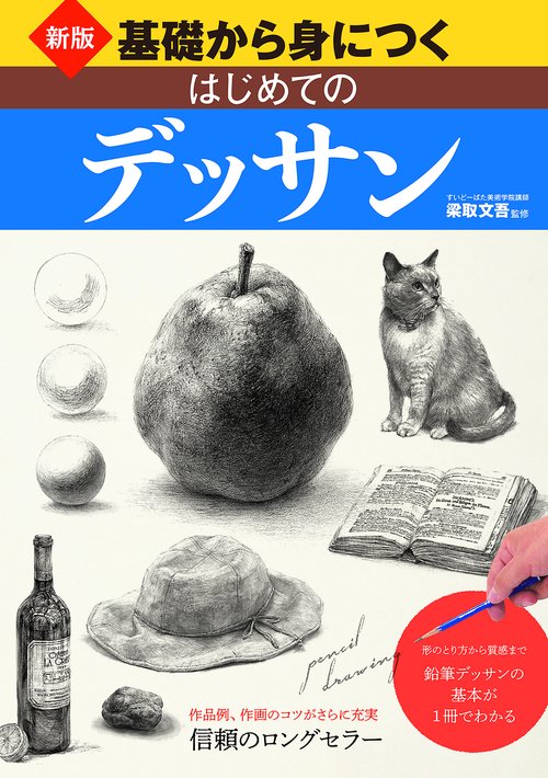 基礎から身につくはじめてのデッサン 形のとり方から質感まで-鉛筆デッサンが1冊でわかる