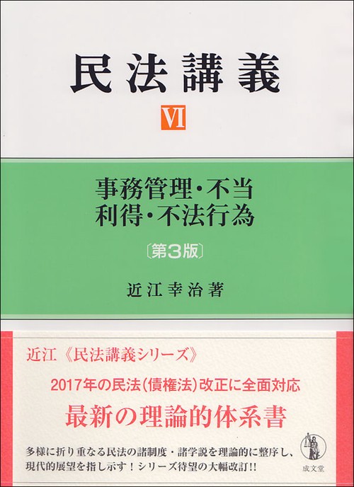 民法講義Ⅵ　事務管理・不当利得・不法行為