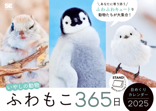 ふわもこ365日いやしの動物 日めくりカレンダー 2025
