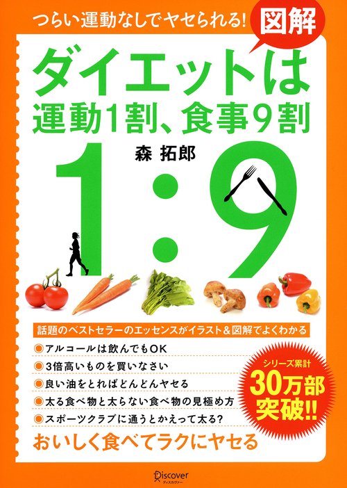 図解ダイエットは運動1割、食事9割 つらい運動なしでヤセられる!