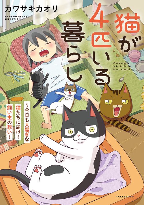 猫が4匹いる暮らし 今日も大騒ぎな猫たちに届け!飼い主の想い