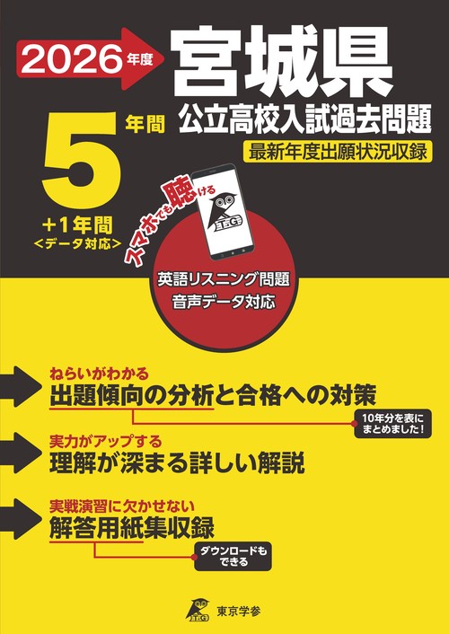 2026　宮城県公立高校入試過去問題