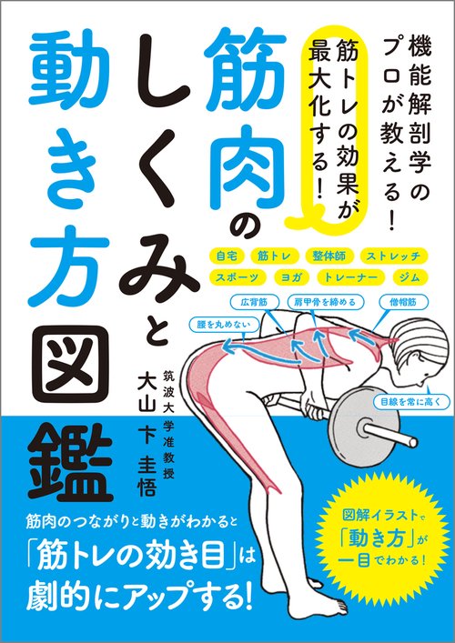 筋トレの効果が最大化する！ 筋肉のしくみと動き方図鑑