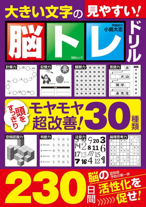 大きい文字の脳トレドリル