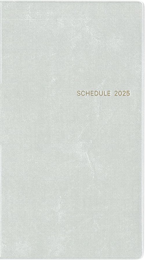シンプル手帳 シャンパンシルバー 2025年1月始まり
