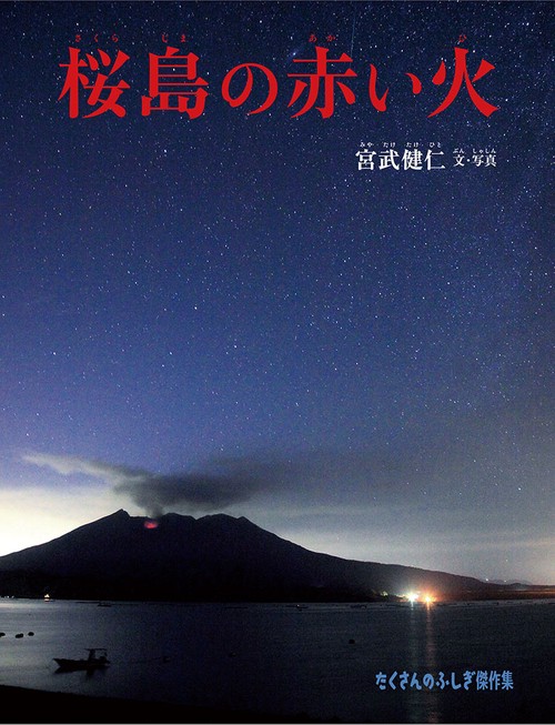 桜島の赤い火