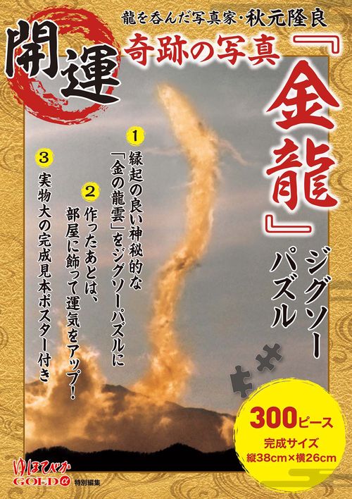 開運　奇跡の写真『金龍』ジグソーパズル