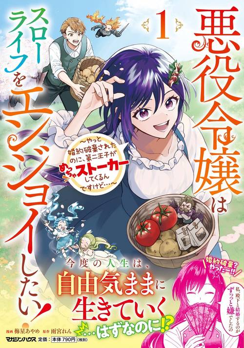 悪役令嬢はスローライフをエンジョイしたい！〜やっと婚約破棄されたのに、第二王子がめっちゃストーカーしてくるんですけど…〜 1