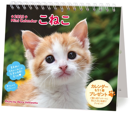 2023 ミニカレンダーこねこ