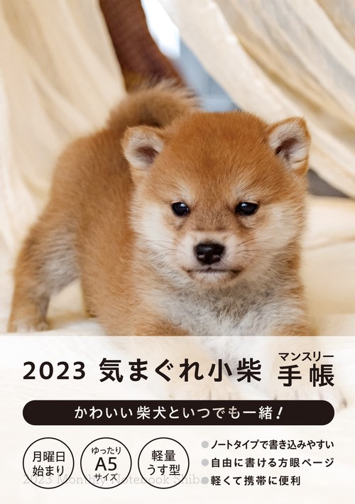 2023気まぐれ小柴 マンスリー手帳