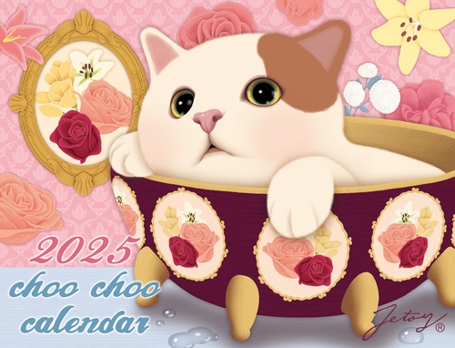 2025 猫のchoo chooカレンダー