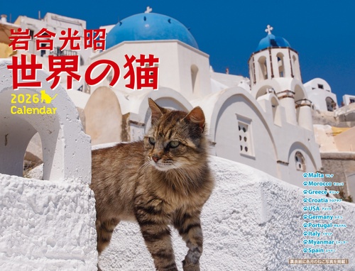 岩合光昭　世界の猫カレンダー 2026