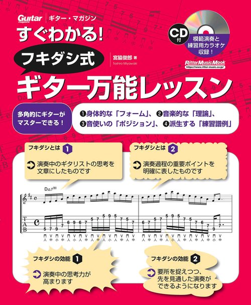 すぐわかる!フキダシ式ギター万能レッスン